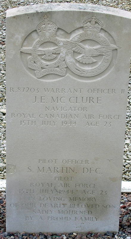 P/O Sydney Martin<br/><br /><br />died July 15th, 1944